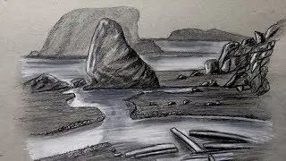 كيفية رسم منظر طبيعي سهل للمبتدئين