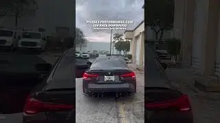 2025 G82 M4 CATLESS DOWNPIPES STOCK EXHAUST REVS @PHASE3PERFORMANCE