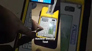 Nuclear density testing machine troxler machine for Fdt compaction moisture content