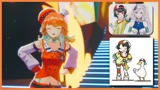 Kiara Does the Duck Dance for Subaru and Reine!