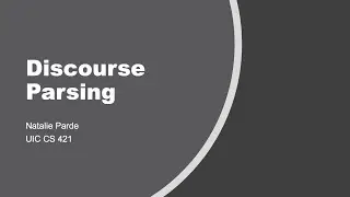 Discourse Parsing