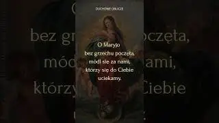 O Maryjo bez grzechu poczęta | Akt Strzelisty do Niepokalanej | Zaufaj Tej, kt&oacute;ra prowadzi do Jezusa