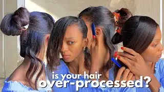 how i saved my OVER-PROCESSED relaxed hair + actionable tips on how you can save yours!