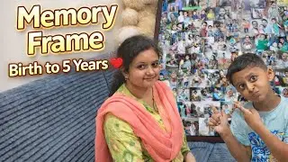 Memory Frame | Birth to 5 Years Journey with Maa ❤️ | Master Bajrangi Vlogs