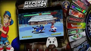 Retrobat Hyper Neo Geo 64 mame64 emulater add on game test