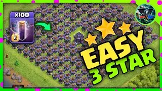 How to Win?😱 || 100x Bats spell vs Full Base Archer Tower 21 Lv. + TH-15  || Impossible Challenge💯