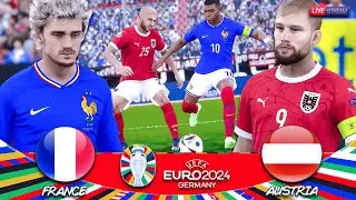 ⚡France vs. Austria : UEFA Euro 2024 - Full Match | Football Gameplay | Exciting Unexpected Match 🔥
