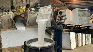From Chemicals to Comfort | White Foam Manufacturing Process