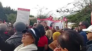 مسيرة  الدستوري الحر بمعقل الزعيم 