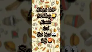choose your birthday month and see your gift 💖#shorts #enjoywithmanya