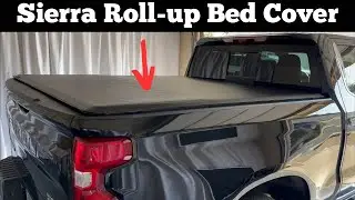 2019&ndash;2022 GMC Sierra &mdash; как установить мягкий сворачивающийся чехол для кузова-купе недорого и про...