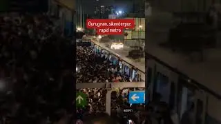 Gurugram metro after havy rain #Sikanderpur #metro #gurugram #rain #trending #nature #viral #song