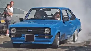 Ford Escort Mk2 Rolling Burnout