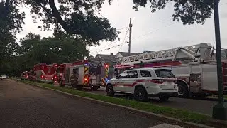 1st Alarm Dwelling House *FIRE* Scene Safety *CODE 4*.🔥🔥🔥🔥