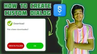 Custom Dialog In Sketchware (Very Easy 😊) | Sketchware Pro