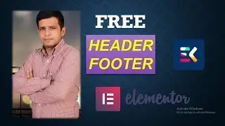 How to Create Custom Header & Footer Using Elementor Kit | Wordpress Tutorial in Urdu & Hindi