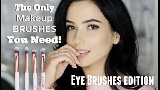Eye Makeup Brushes For Beginners | Start with just TWO Brushes!