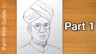 Happy Teachers Day Drawing | Dr Sarvepalli Radhakrishnan Drawing | Teacher Day Drawing 
