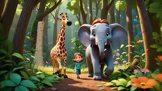 Zuzu Giraffe Bends Down Low | Animal Movement Song for Kids | Fun Coordination & Learning Rhyme