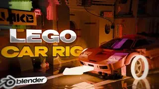 Риг для лего машины в blender 3D! Mecabricks #11.