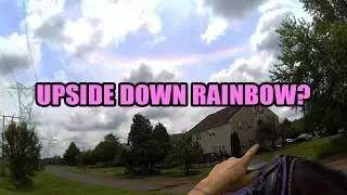 We saw an incredible DOUBLE Rainbow Sun Halo! (everything is wet)