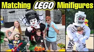 Matching & Surprising the LEGO Minifigure Characters at Legoland Florida