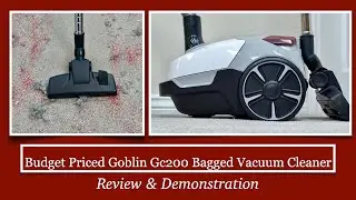 Budget Priced Supermarket Goblin Bagged Vacuum Cleaner Review & Demonstration