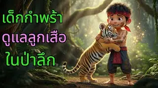 เรื่องราวของเด็กกำพร้าและลูกเสือตัวน้อยในป่าลึก|  นิทานพื้นบ้าน, ตำนาน, เรื่องเล่า, เรื่องราวเก่าๆ I