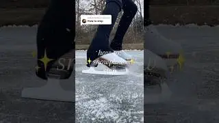 как сделать остановку &laquo;снегоочиститель&raquo; 🤍 #начинающий #фигурноекатание #катаниенальду