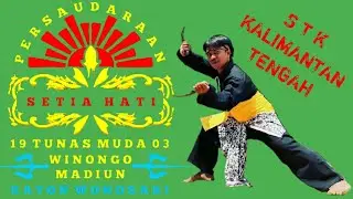 PENTAS SENI PSHW KALIMANTAN TENGAH. JURUS KERAMBIT SH WINONGO DALAM RANGKA HUT RI KE 74th.