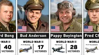 Top 50 American Fighter Aces Who Ruled the Skies | The #1 Will Shock You