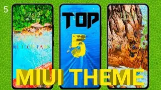 Top 5 MIUI Themes || Hi Tech Fans ||