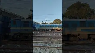 Bardhaman WAG-7 with BCNHL Freight Train arriving Akola Junction.