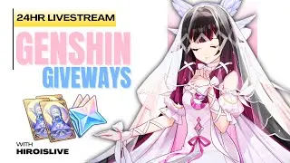 GENSHIN IMPACT LIVE: I'M NOT SLEEPING until I get COLUMBINA! & Giveaway's Welkin Moon - AR60 F2P🧿