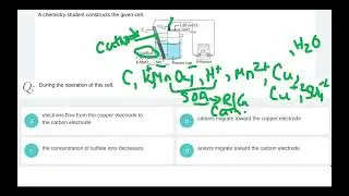 Electrochemistry practice test- step-by-step instructions from the whole chemistry 30 unit.