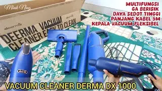 UNBOXING & REVIEW DEERMA DX1000 HANDHELD VACUUM CLEANER MULTIFUNGSI || CARA PASANG & MEMBERSIHKANNYA