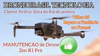 Manuten&ccedil;&atilde;o do Drone Visuo Zen K1 Pro Funilaria no Frame Cliente Arthur Silva do Rio de janeiro 2#