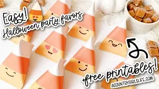 Easy Halloween Party Favors for Kids, Tweens, Teens, Classroom, Students & Teachers! FREE PRINTABLE!