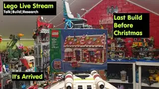 Unboxing And Building The Festive Gingerbread House | Lego Live Stream