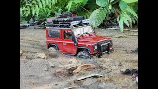CInematic Adventure Off-road Land Rover Defender D90. 1/12 Scale RC MN99.