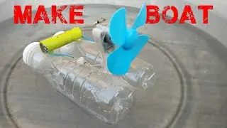 DIY make water boat using DC motor at home