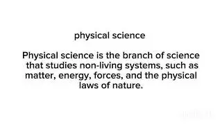 Easy and Smart Definition of Science and the main types of science 