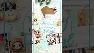 Tutorial - Halloween layout with HALLOWEEN BOOK
