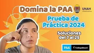 🔴Prueba de Práctica PAA 2024✅SOLUCIONES DEL 7 al 25