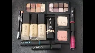 Let's play with the COL-LAB Makeup from Sally Beauty - Swatches of eveything also