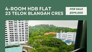 MIND-BLOWING Greenery Views from 23 Telok Blangah Crescent HDB Flat!