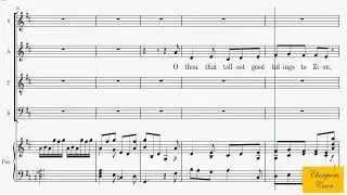 O Thou That Tellest Good Tidings To Zion  |  Accompaniment  | by George Frideric Handel