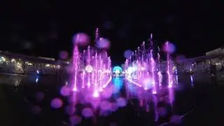 Béziers Noël 2021 / la Fontaine Musicale en immersion 360°