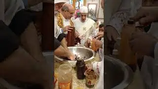 تطييب جسد القديس ساويرس الانطاكى فى يوم عيده قداس اليوم ١٩/١٢/٢٠٢٥