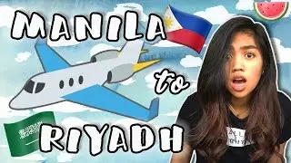 RIYADH VLOGS 💚 RiyADVENTURES DAY 1 -- Manila, Philippines to Riyadh, Saudi Arabia, Solo Flight?!
